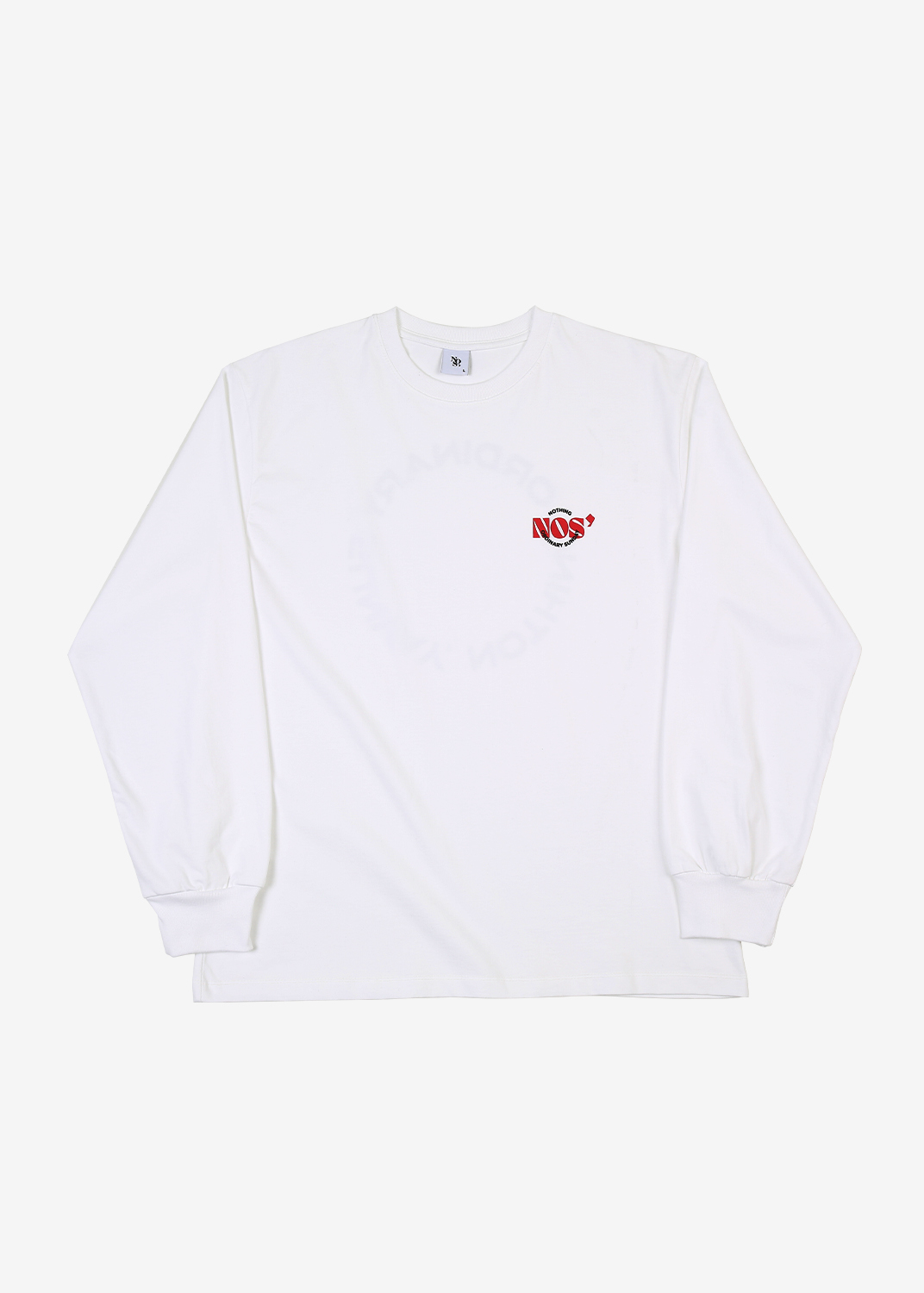 RED line long sleeve T-shirt