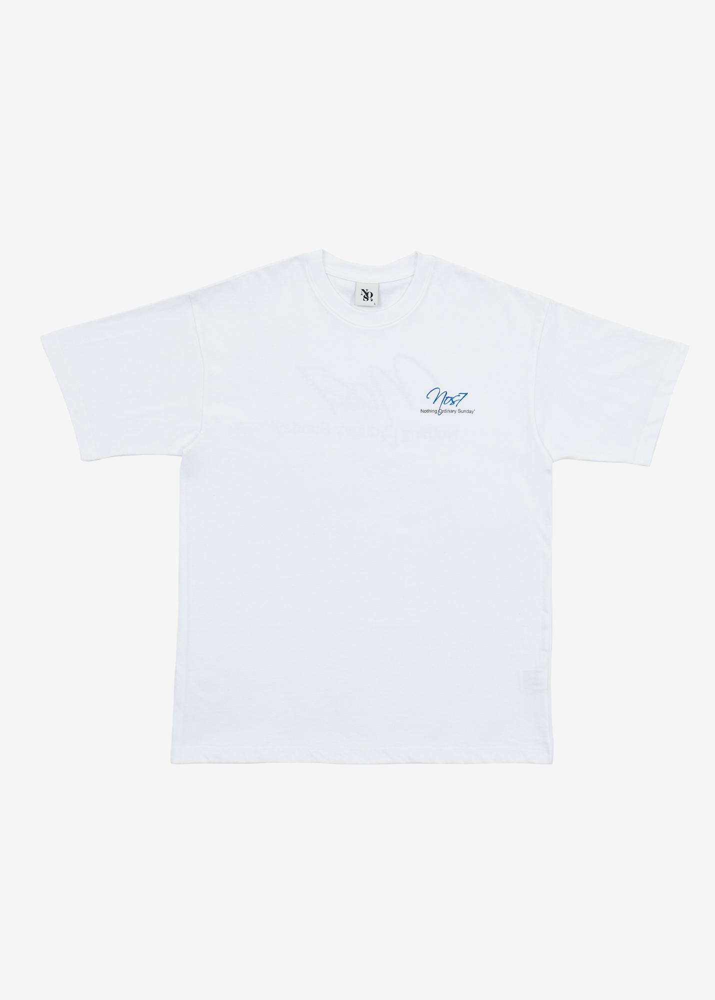 NOS7 Handwriting T-shirt - White