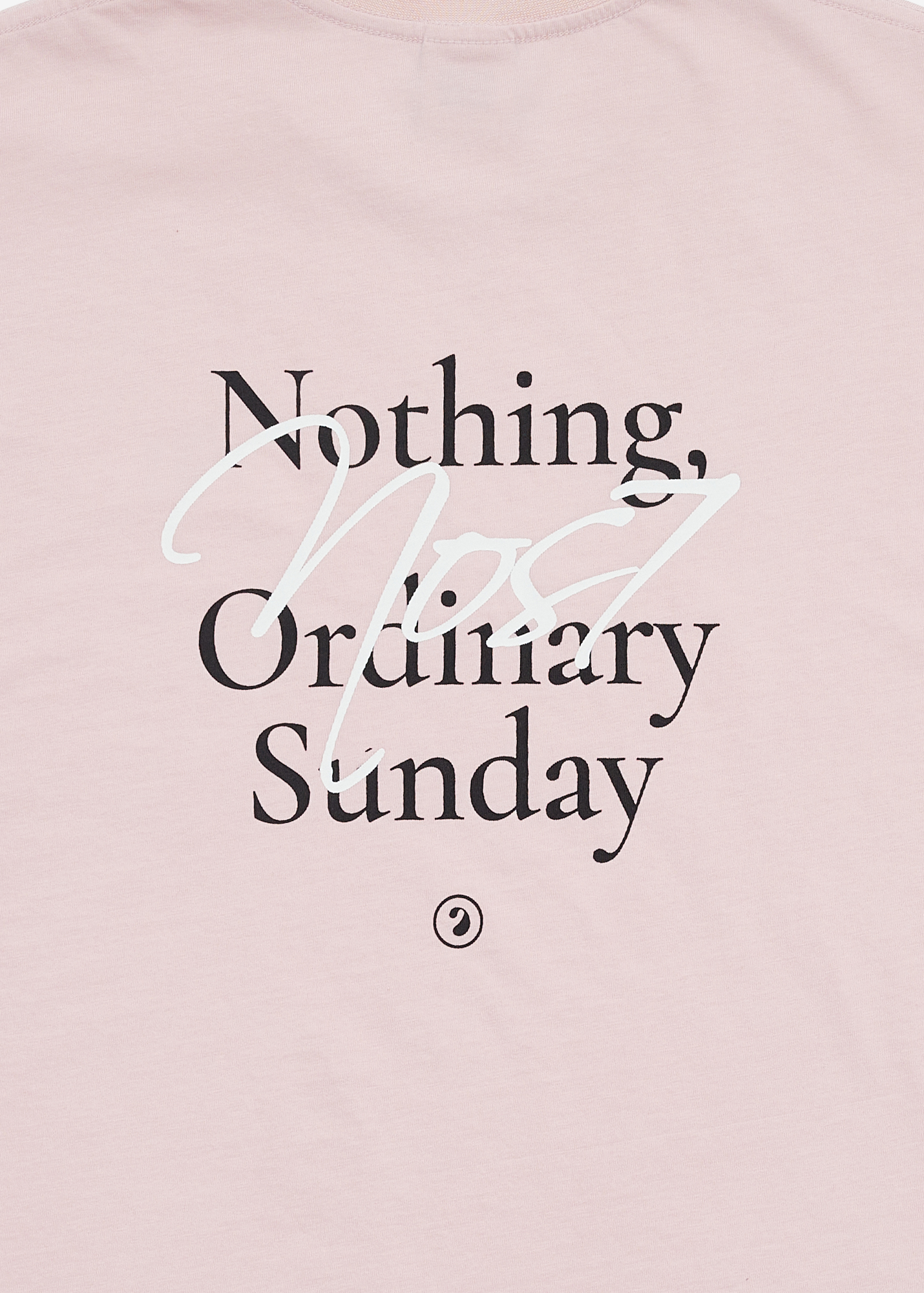 NOS7 Cursive Graphic T-shirt - Pink