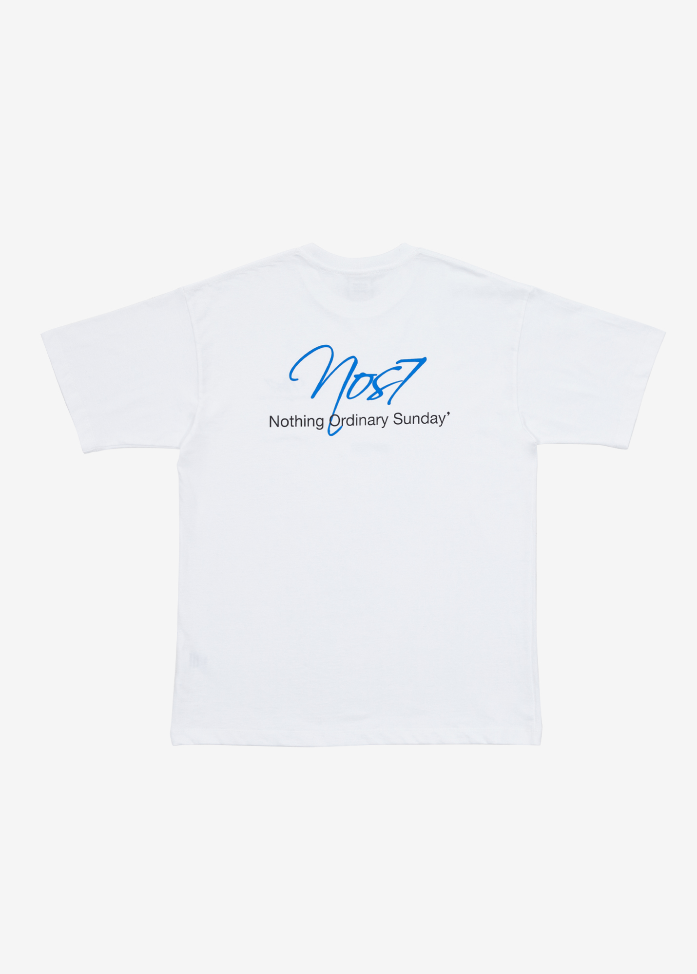 NOS7 Handwriting T-shirt - White