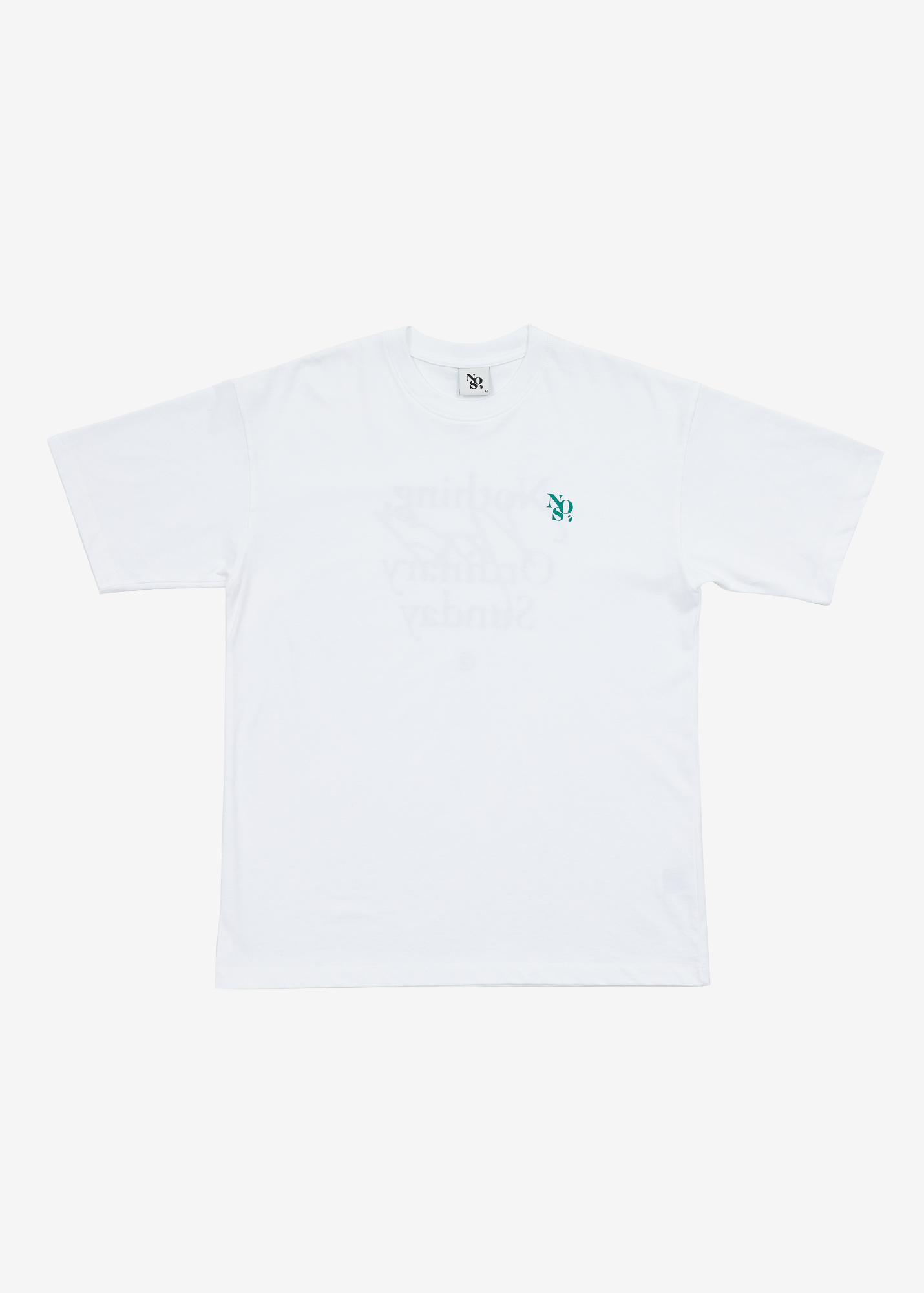 NOS7 Cursive Graphic T-shirt - White