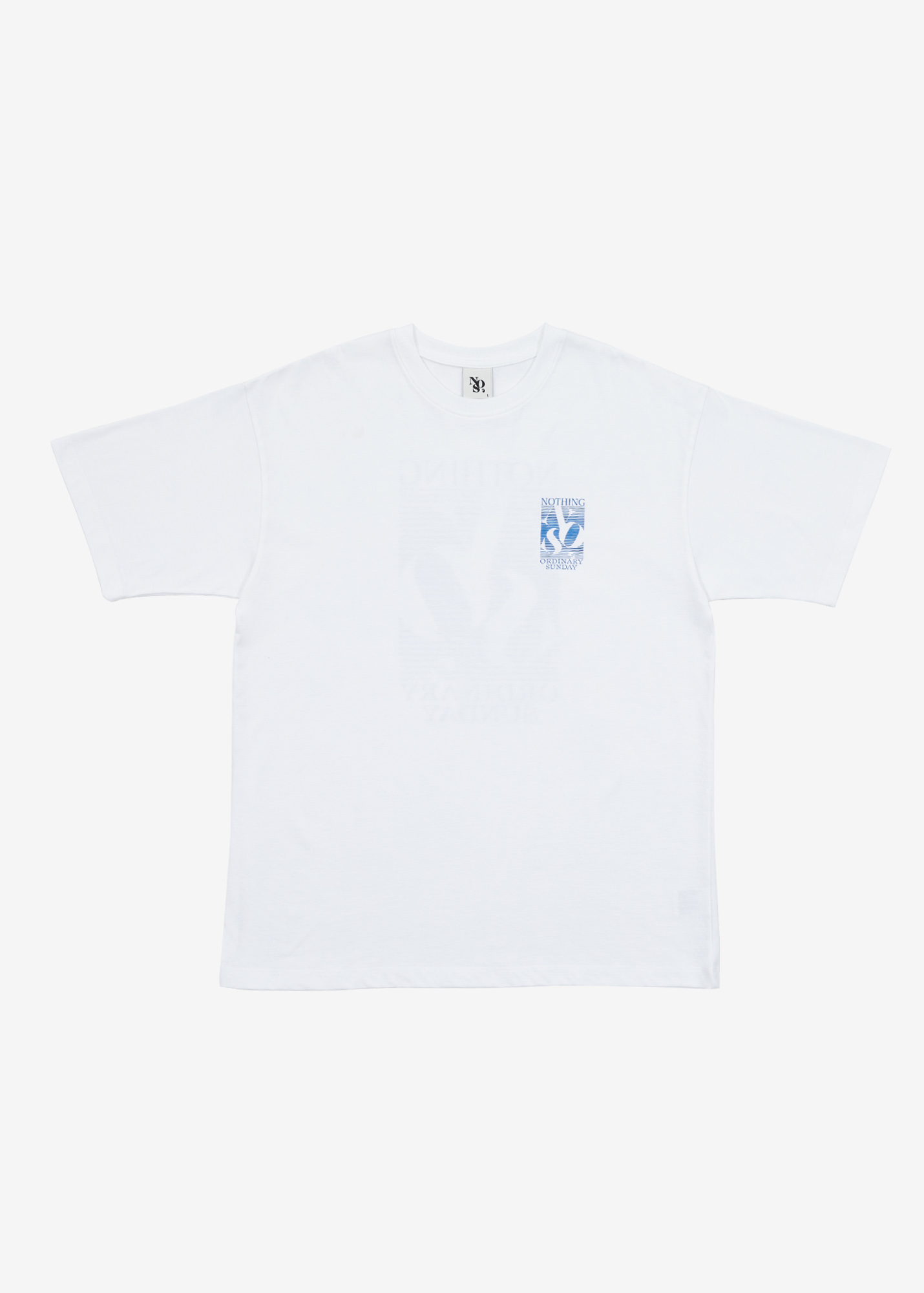 NOS7 Shutter logo T-shirt - White