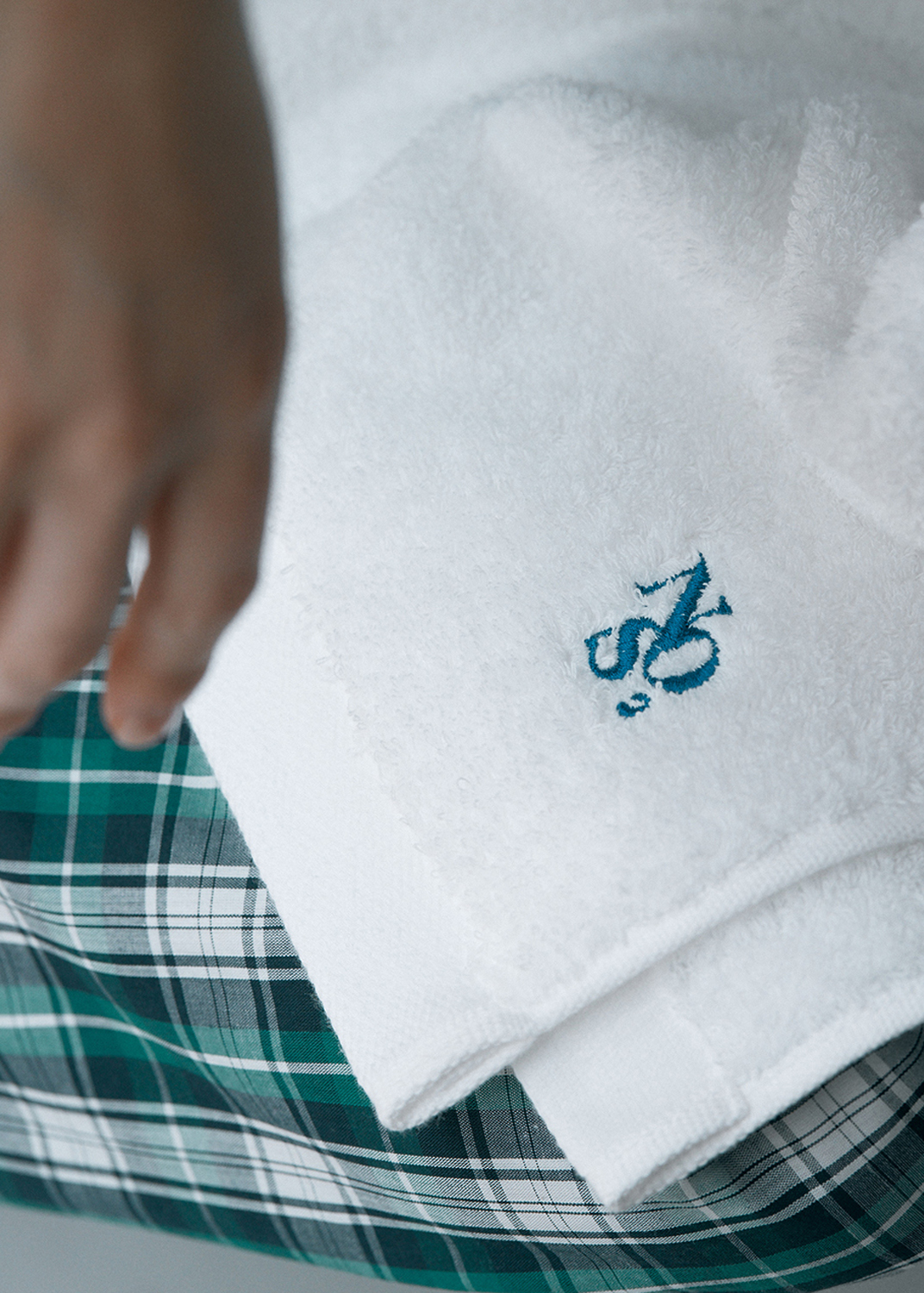 Signature symbol face towel